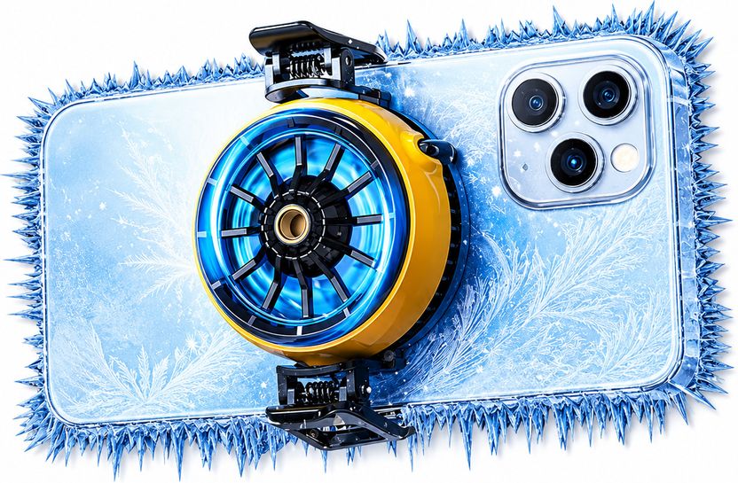 Wyltron Gaming Mobile Semiconductor Cooling Fan with RGB Light - Image 8