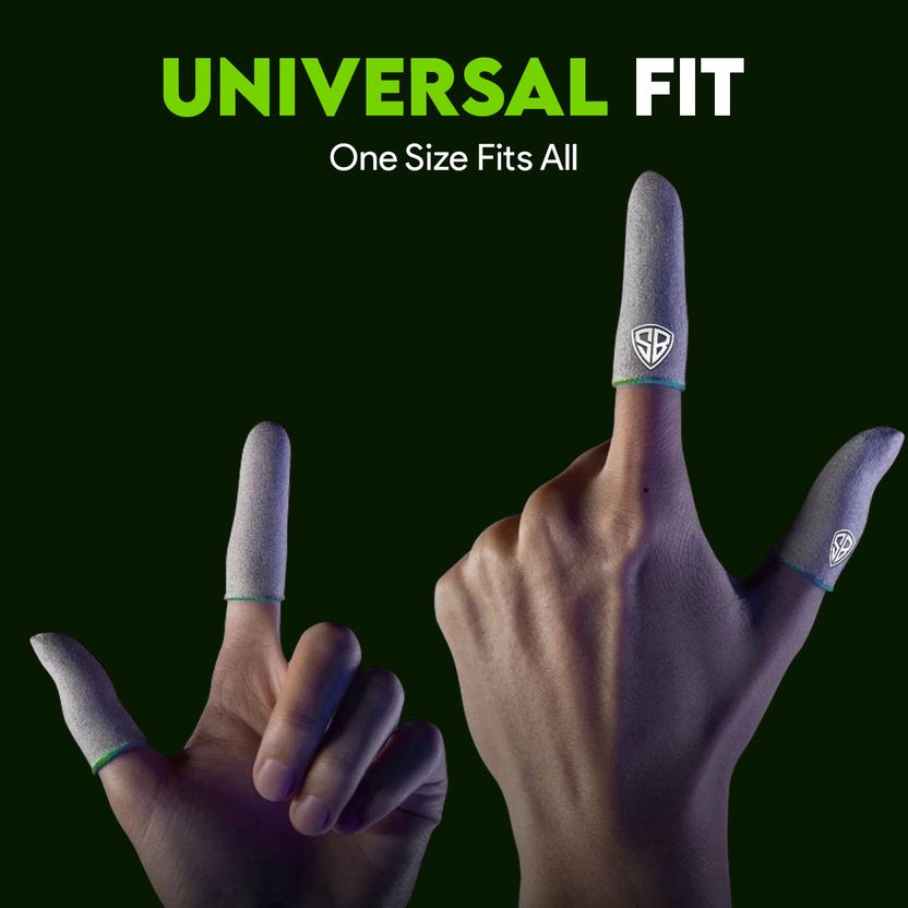 SpinBot Silver Fiber Thumb & Finger Sleeves 2 Pair - Image 5