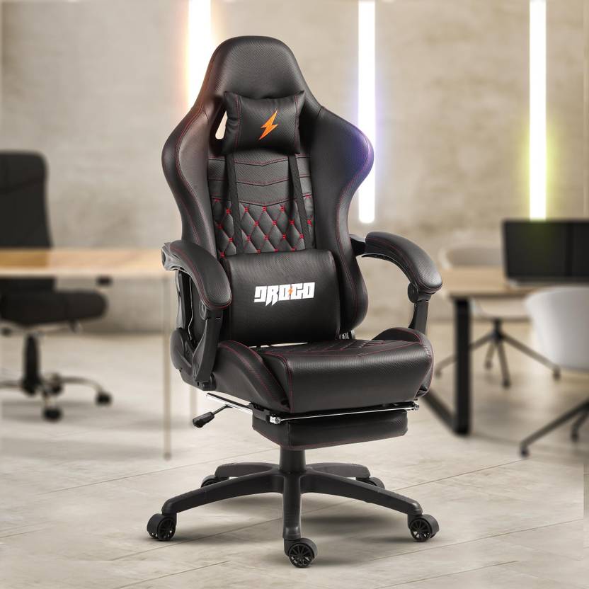Drogo Multi-Purpose Ergonomic Gaming Chair with Head & Lumbar Pillow