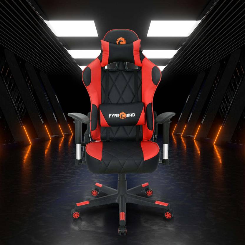 Fyrebird by Nilkamal Marvel Ergonomic Gaming Chair with Adjustable Seat Arms Headrest Gaming