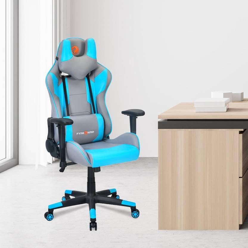 Fyrebird by Nilkamal Athena Ergonomic Gaming Chair with Adjustable Seat Arms Headrest Gaming