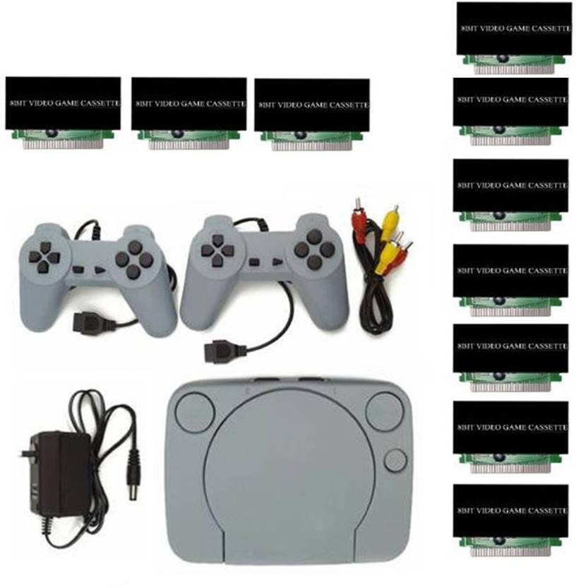 PTCMart TV Classic 8bit video game console & inbuilt games with 10