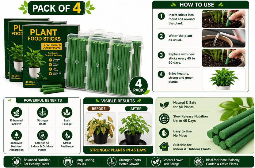 AGENCYTARA Food Fertilizer for Plants Magic (30 pc) Garden Mulch