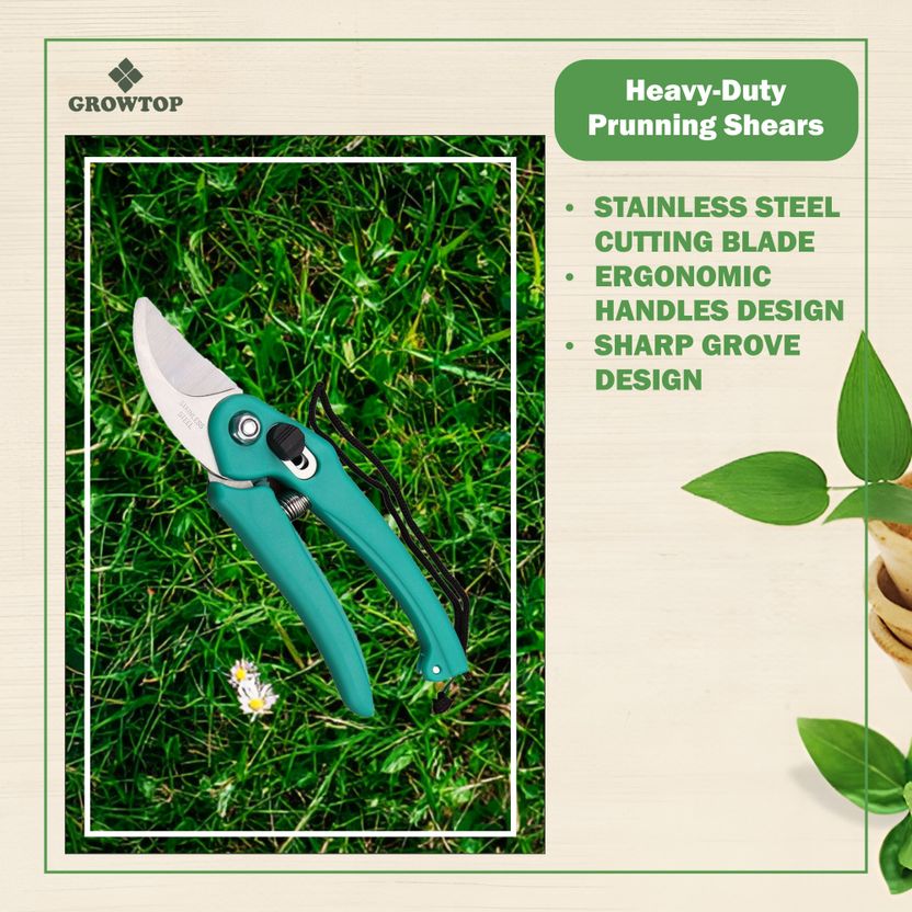 GROWTOP 3-Piece Wooden Handle Cultivator with Gloves - Image 5