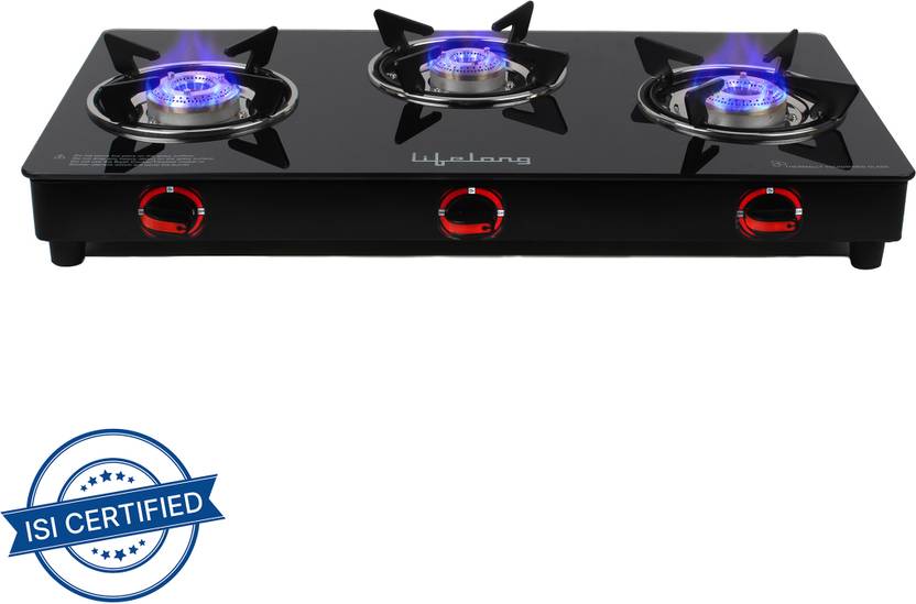 Lifelong LLGS23 Glass Manual Gas Stove Price in India Buy Lifelong