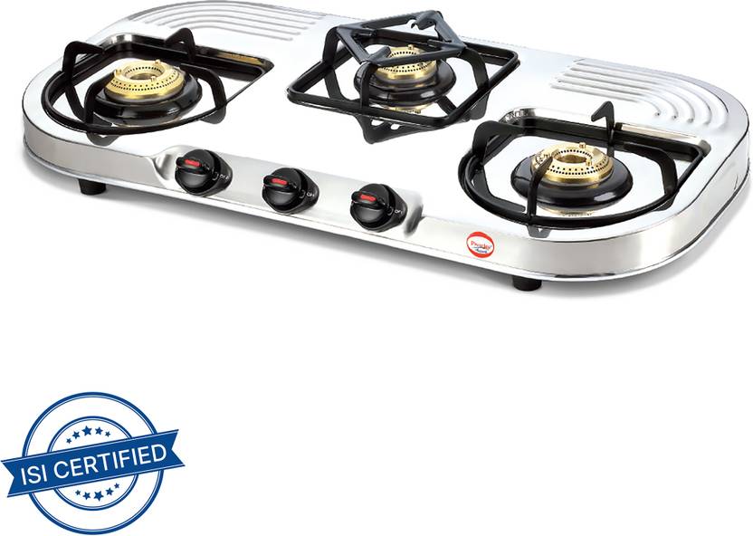 Prestige Royale DGS03L Stainless Steel Manual Gas Stove Price in India