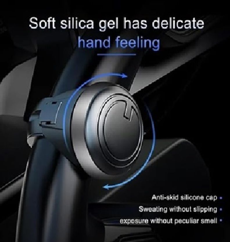 SGL ABS Car Steering Knob Black - Image 3