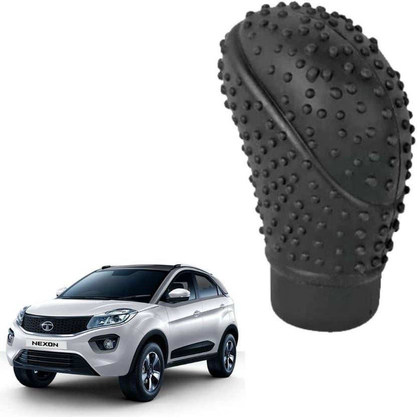 Inspire Dmax Silicon Soft Gear Knob Cover (Black) For Tata Nexon (Pack