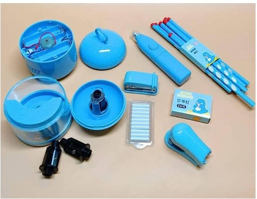EITHEO Stationary Set Pencil Eraser Sharpener Stapler