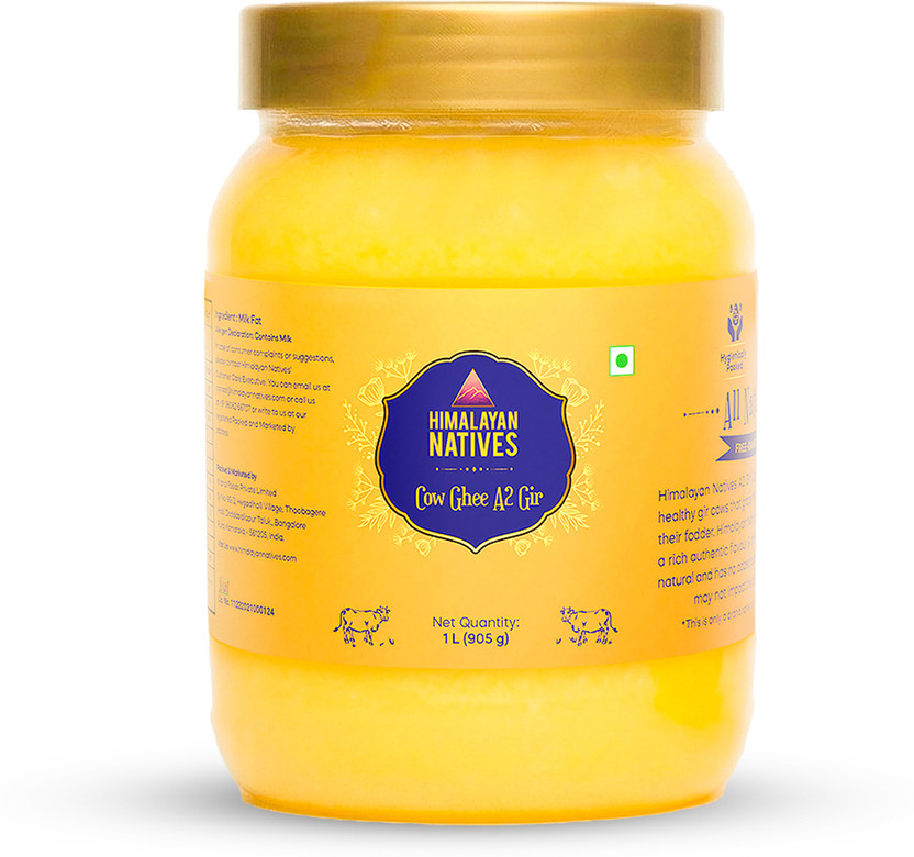 Himalayan Natives 100% natural A2 Gir Cow Ghee Ghee Plastic