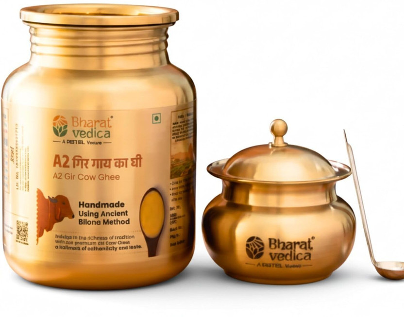Bharat Vedica A2 Gir Cow Ghee Handmade with Bilona Method