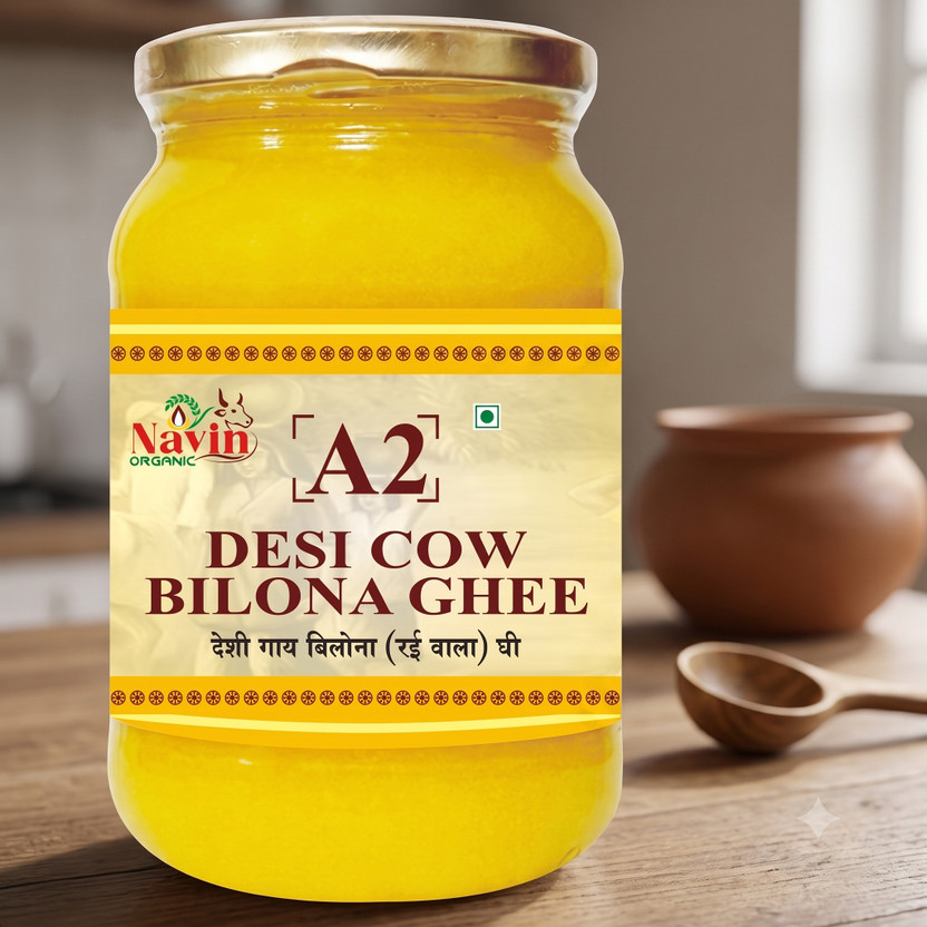 Navin Organic A2 Desi Cow Ghee Pure Bilona Ghee Traditional