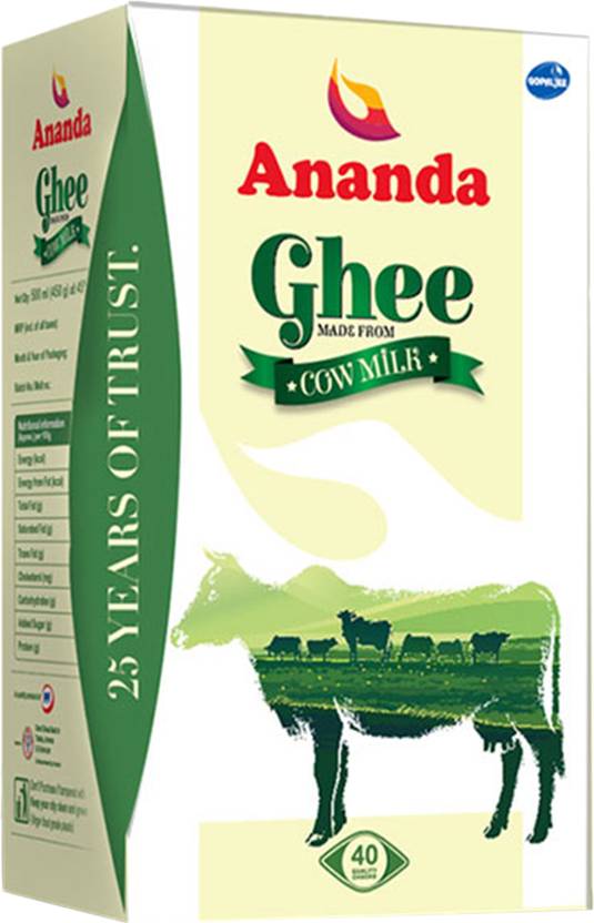 Ananda Cow Ghee 900 ml Tetrapack Price in India - Buy Ananda Cow Ghee