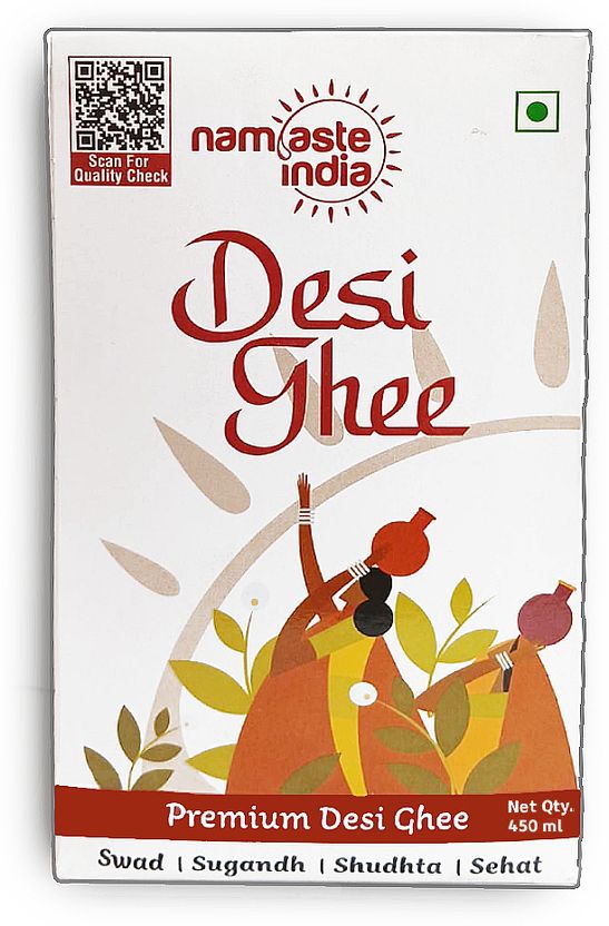 Namaste India Desi Ghee 450ml Tetrapack - Image 3
