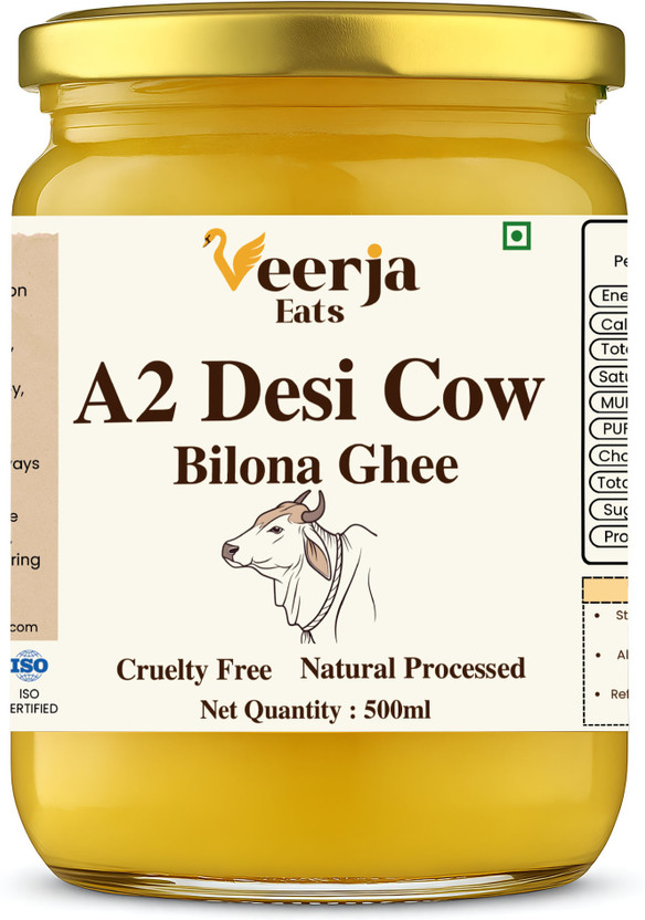 VEERJAEATS A2 Desi Cow Grass-fed Traditional Bilona Method 100%