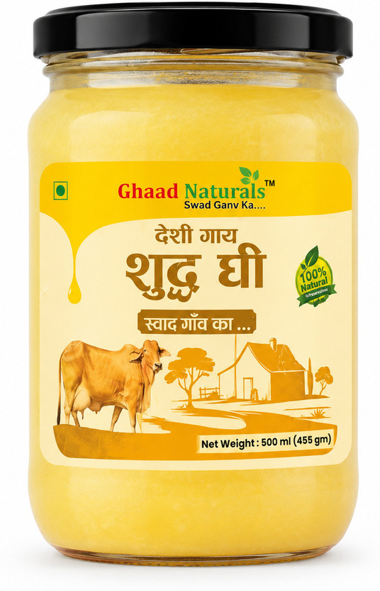 Ghaad Naturals Pure Desi Cow Ghee