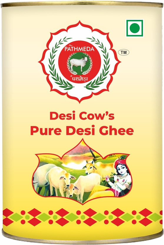 SHRI PATHMEDA Ghee Premium A2 Gir Cow Cultured Desi Ghee from