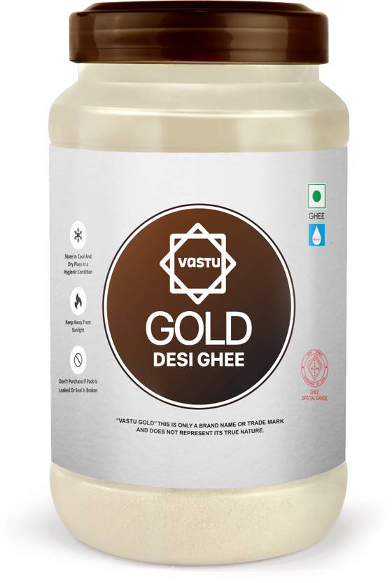 vastu Gold Desi Ghee500 ML jar Ghee 500 g Plastic Bottle Price in