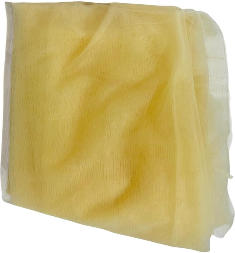 VayuArtCrafts Plain Net Fabric Roll 5M Amul Butter Mesh for Gift