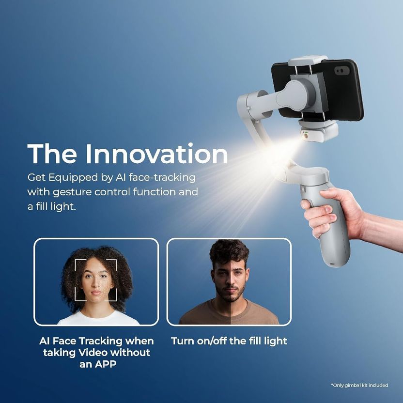 DIGITEK DSG-007F AI 3 Wide Angle Smartphone Gimbal - Image 6