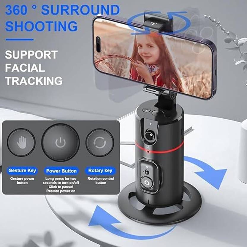ZARRY P02 Gimbal Stabilizer Dual-Axis for Smartphone Vlog Shooting 2 Axis Gimbal for Mobile