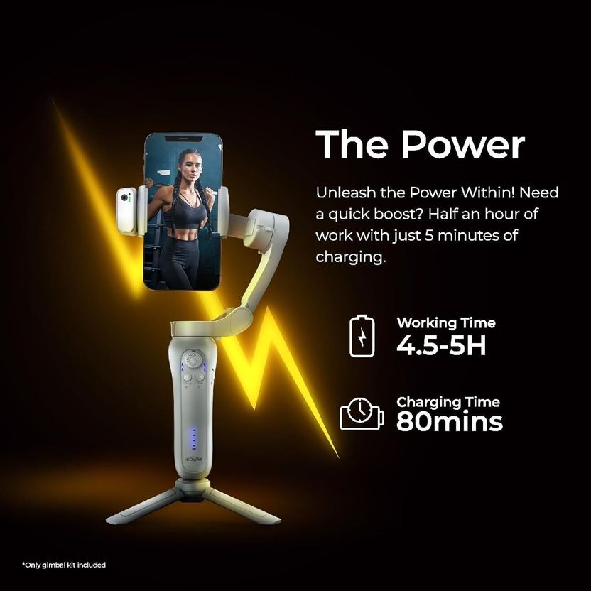 DIGITEK DSG-007F AI 3 Wide Angle Smartphone Gimbal - Image 4