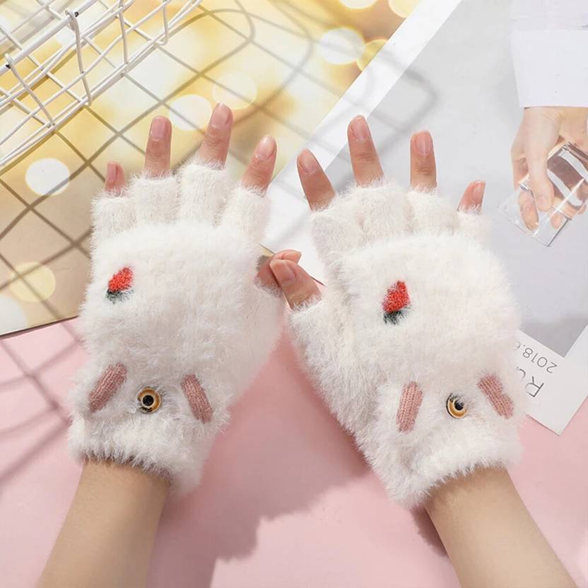 FIRMED STRING Self Design Winter Women Gloves