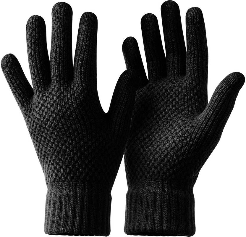 FabSeasons Solid Winter Men & Women Gloves