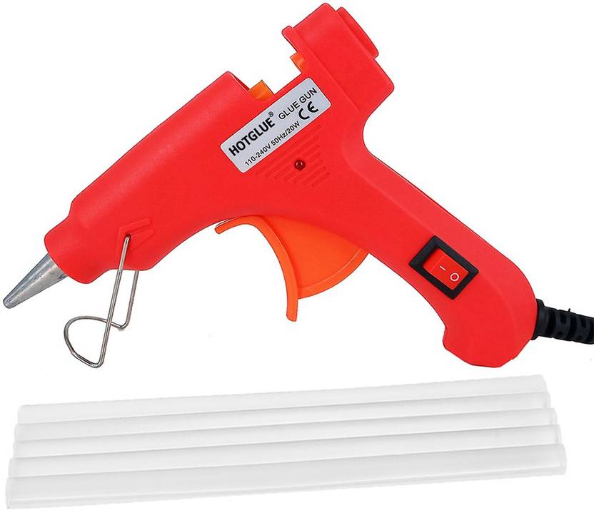 HOTGLUE 20 Watt Glue Gun For Art & Crafts Standard Temperature with 5