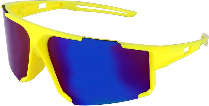 ALDOS Mirrored, UV Protection Sports Sunglasses (Free Size) (For Men & Women) Cricket Goggles