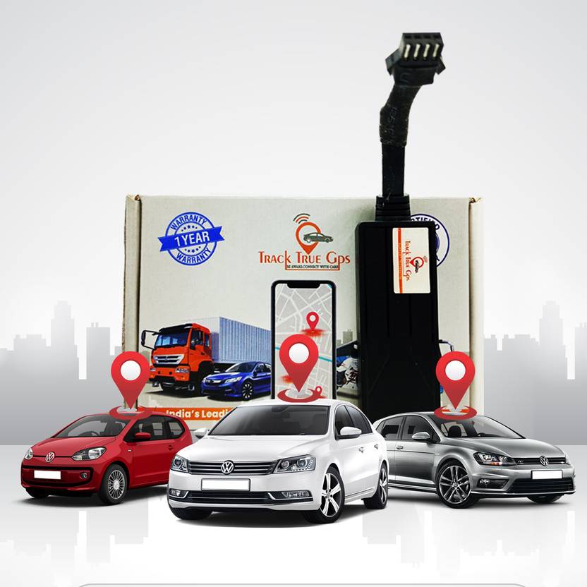 TRACKTRUE Car Wired Hidden GPS Tracker with Remote Engine Lock, Live ...