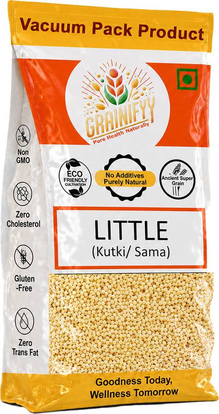 Grainifyy Kutki / Sama | Gluten-Free Ancient Millet | High Fibre & Plant Protein Little Millet