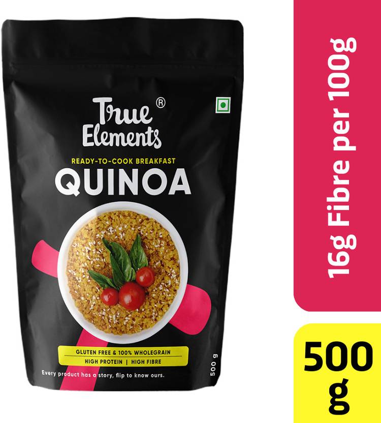 True Elements Quinoa, 100 Wholegrain, High Protein Breakfast cereal