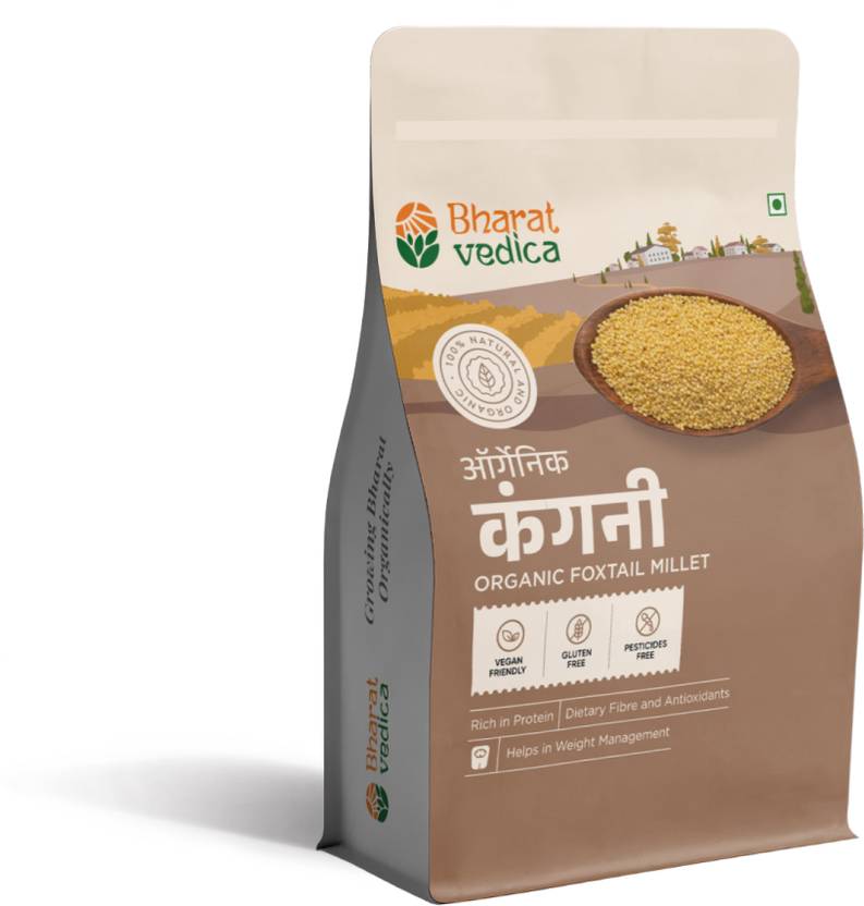 Bharat Vedica Organic Kangni Millet, Low Glycemic Index, High Nutrition