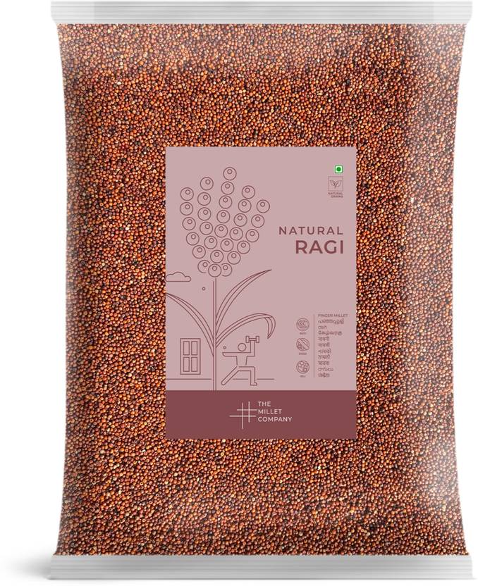 The Millet Company 5 Kg Natural Ragi, Nachni, Finger Millet, Organic