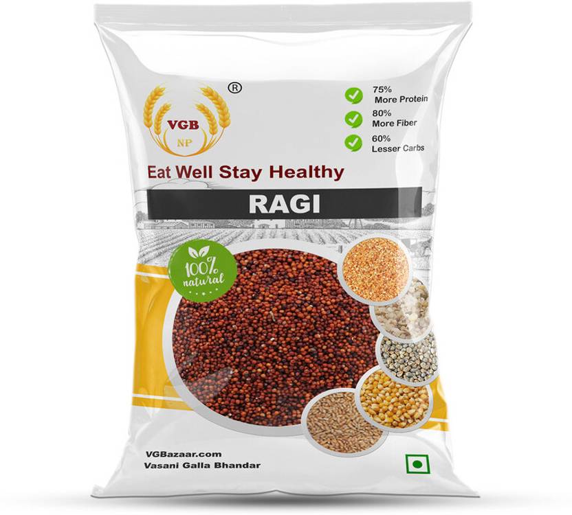 VGBNP 100 Natural Finger Millet (Ragi Whole grain) Pure Nachani,Ragi