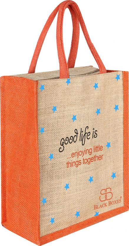 BlackBoxes Shopping Bags for Carry Milk Grocery Fruits Vegetable with Handles Grocery Bag