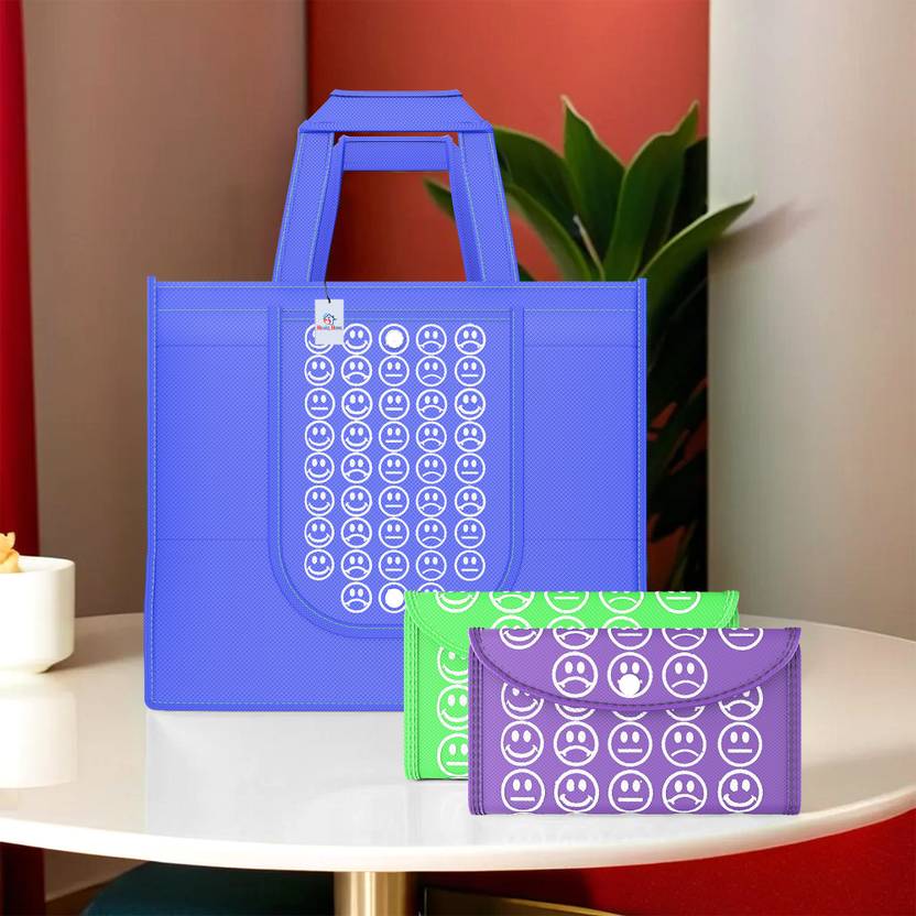 Heart Home Pack of 3 Grocery Bags