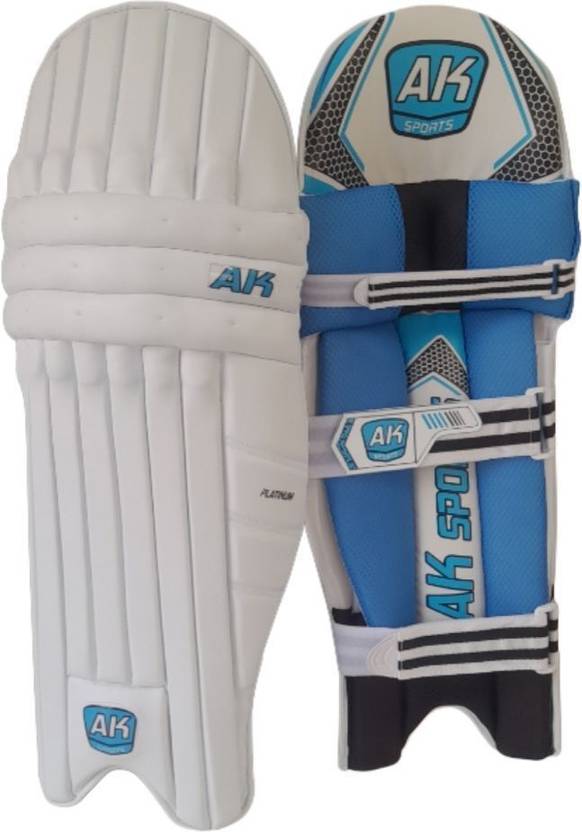 Aksports AK Batting Legguard/Pads PLATINUM Men's 27 Inch ( Right Hand Batsman) Cricket Guard Combo