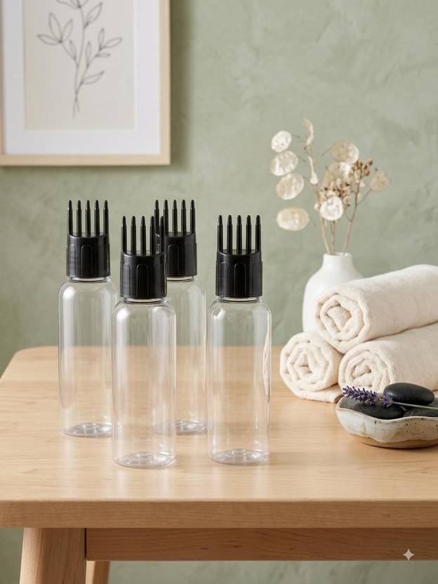 house of common Hair Root Applicator Bottle Set (4 Pieces, 50ml) Hair Stamp