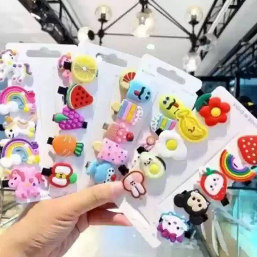 beautyitem Kids 10 Pcs Ice Cream Hair Clip Set Baby Hair Pin For Kids Hair Clip