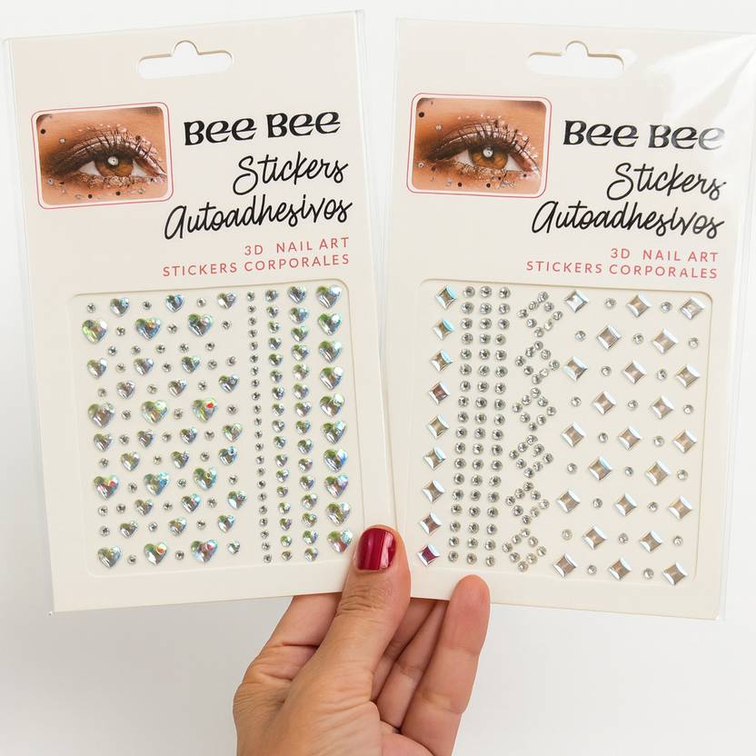 TressAura Multi-Use Styling Stickers Hair Tattoo/Sticker
