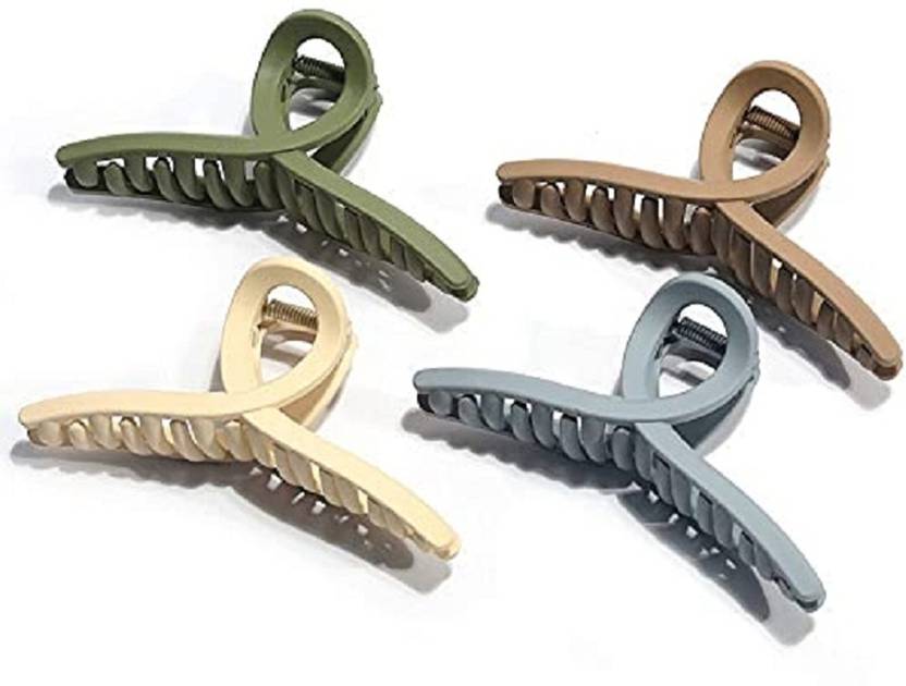 StyleShine Big Size Butterfly Hair style Clutcher For Women & Girls (Pack Of 4) Hair Claw