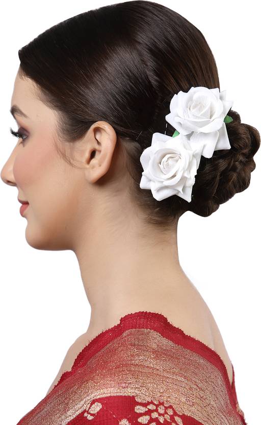 Vogue Hair Accessories Trendy Rose Flower Juda Bun Hair Pin
