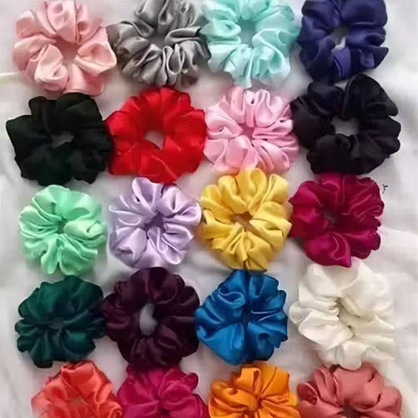 Aviora Satin Scrunchie Silky Hair Band for Women Girls Trendy Style U29 Hair Accessory Set