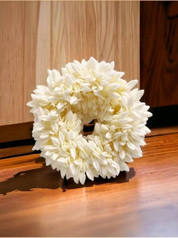 Blubby Hair bun gajra flower juda,Artificial hair bun gajra flower juda pack of 1 Hair Accessory Set