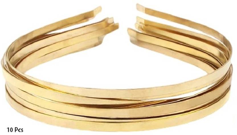 louis india 10 Pcs Metal Headbands Hair Band For Making DIY Hair Accessories Women's Girls Hair Band