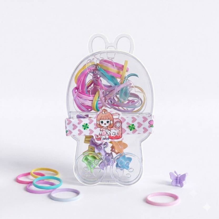 ArsalanSereneStor Kid's girl rubber band hair combo