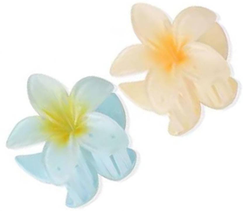 DENICRAAS Flower Acrylic Hair Clip Fit For Women Girls Sweet Ponytail Hair Claws Hair Claw