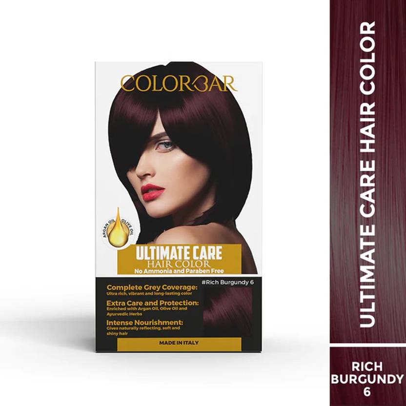 COLORBAR Ultimate care hair color rich burgundy 6 (145ml) , Rich